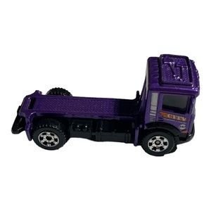 2016 Matchbox No. 55/125 - Pit‎ King - Purple Cab w/ Black Tipper and Gray Base